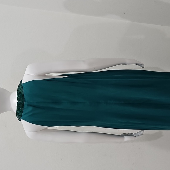 Calvin Klein Teal Maxi Dress Size 14 - Picture 8 of 16